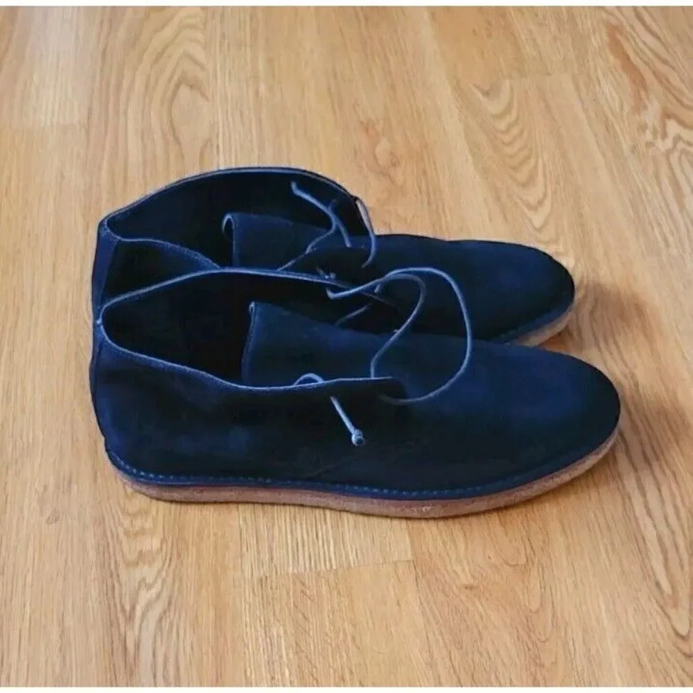 Vince Parsons Suede Chukka Booties Men's Size 10 Black